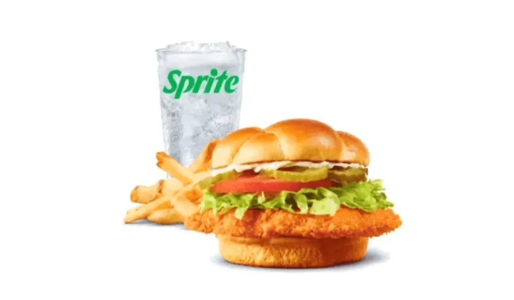 Spicy Chicken Wrap Combo Spicy Chicken Sandwich Combo