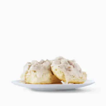 sausage gravy and biscuit
