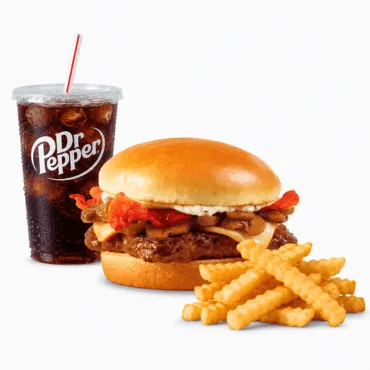 Jalapeno Ranch Cheeseburger Single Combo 1 Jalapeno Ranch Cheeseburger Single Combo