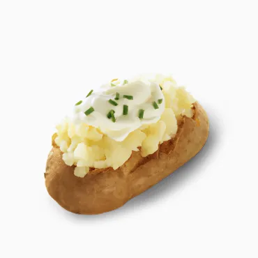 Sour Cream and Chive Baked Potato Sour Cream and Chive Baked Potato